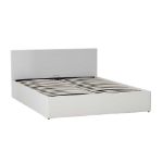 Picture of Monica Gas Lift PU Leather Double Bed - White