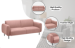 Picture of Stella 3 Seater Sofa - Pink
